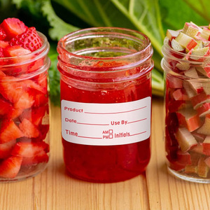 Rouleaux d'étiquettes alimentaires dissolvables 1000 pièces, autocollants hydrosolubles amovibles pour le stockage des aliments et la rotation des lots dans les cuisines - Product Image 4