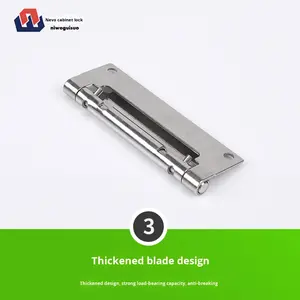 NIWO замок для шкафа CL268-2 нержавеющей стали съемный промышленный дверной шкаф шарнир съемный гибкий скрытый 35 мм - Product Image 4