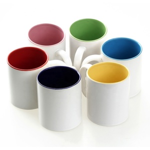 Promoción venta al por mayor <span class=keywords><strong>11</strong></span> oz Color dentro de la Taza de cerámica con impresión personalizada - Product Image 2
