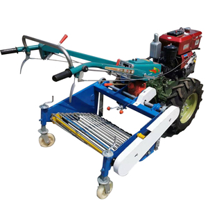 Mini-récolteuse industrielle multifonctionnelle pour pommes de terre, ail, carottes et arachides, avec entraînement par tracteur à quatre roues - Product Image 6
