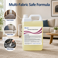 Nettoyant concentré professionnel SeaDet 5L pour tapis et tissus, détergent à mousse sèche pour canapés et revêtements, usage commercial