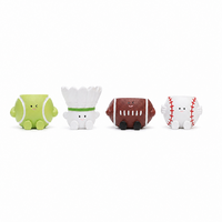 Jolie plante en pot de bureau, décoration d'intérieur, pot de fleurs succulentes, ornement de jardinage créatif en forme de ballon de baseball