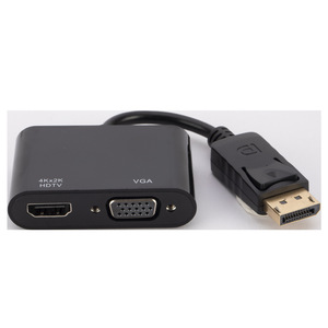 Adaptador Dp a HDMI y VGA, Hub de Plástico para Laptop, Computadora, Monitor y Pantalla - Product Image 2