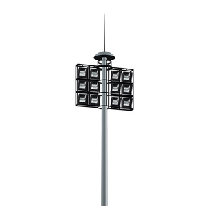 Cột đèn tín hiệu giao thông ngoài trời LED năng lượng mặt trời, đèn chiếu sáng sân vườn - Product Image 2