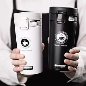 CHUFENG 2023 Hot Coffee Master Mug Office Leak proof 380ML Coffee Cup Double Wall Vacuum Flask