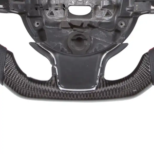 Tùy chỉnh chỉ đạo bánh xe sợi carbon chỉ đạo bánh xe cho Jaguar XF 2011-2015 Bumper phía trước lưới tản nhiệt Đèn pha rear-View gương - Product Image 4