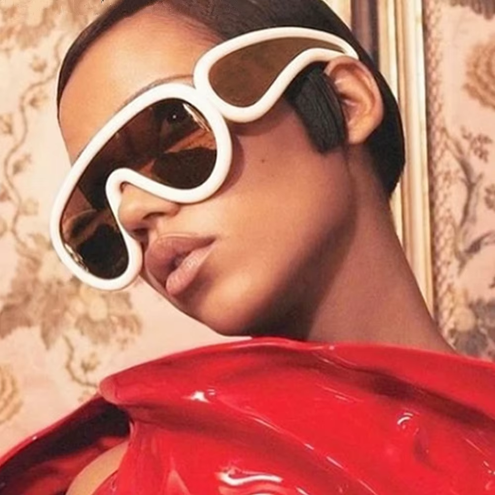 Lunettes de soleil oversize UV400 Y2k pour femmes