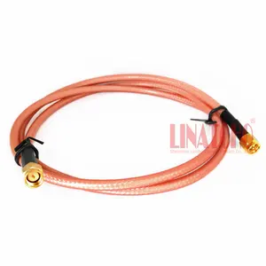 1 Meter Double Shield RG142 SMA Male to SMA Male Low Loss Antenna Cable
