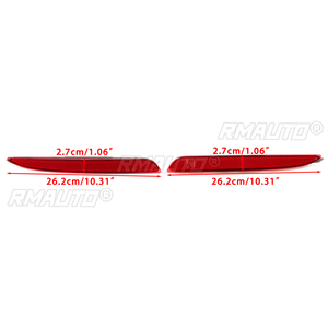 Reflector de Luz Antiniebla Trasero Izquierdo y Derecho para Mazda 3 M3 Sedán Hatchback 2011 2012 2013 2014 2015 - Product Image 6