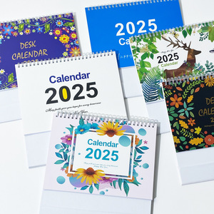 Calendario da Scrivania Inglese 2025 con Orologio, <span class=keywords><strong>365</strong></span> Giorni di Conto alla Rovescia, Semplice Calendario dell'Avvento in Carta da Tavolo, Blocco Note con Migliore Leggibilità - Product Image 1