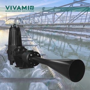 Aérateur à jet submersible Push-Flow avec boîtier de moteur en fonte pour le mélange anaérobie <span class=keywords><strong>et</strong></span> aérobie dans les réservoirs - Product Image 1