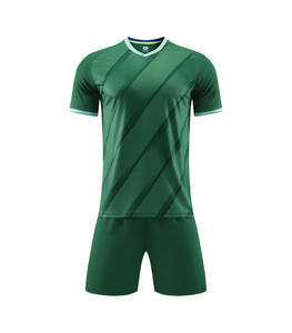 Quick Dry Digital Print Polyester Men Football Uniform Team Training Sportswear Set - Product Image 2