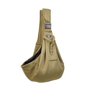 Toptan katlanabilir nefes Pet omuz taşıyıcı Crossbody çanta köpek Sling açık seyahat için evcil hayvan çantası - Product Image 1