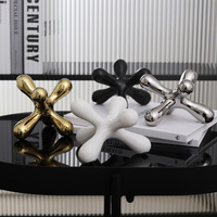 Ornements en céramique géométriques modernes pour la décoration intérieure, armoires d'art pour salons et salles d'exposition