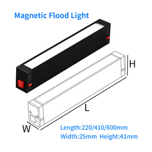 Thông minh Wifi tuya LED Dimmable tuyến tính nhẹ Lũ lụt bề mặt ánh sáng lõm từ theo dõi hệ thống ánh sáng đen trắng tùy chọn Led Đèn Pha - Product Image 5
