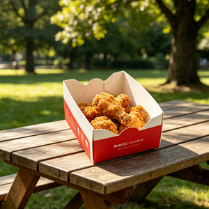 APP Çevre Dostu Geri Dönüştürülebilir Kraft Kağıt Hızlı Yemek Paketleme Kutuları Tavuk Parçaları Özel Öğle Yemeği <span class=keywords><strong>Burger</strong></span> Patates Kızartması Kızarmış Atıştırmalıklar için - Product Image 2