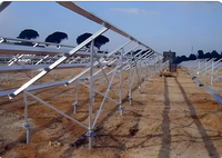 Système de montage au sol solaire, installation rapide, structure en aluminium pour applications solaires montées au sol