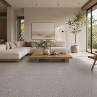 Dalles de terrazzo artificielles de luxe, revêtement de sol en terrazzo en pierre naturelle, terrazzo architectural commercial pour projets d'appartements