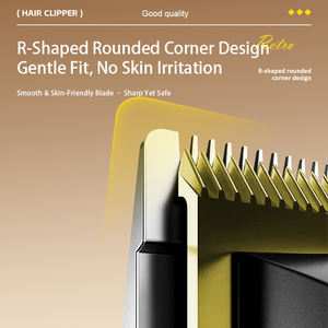 SPORTSMAN Tagliacapelli Elettrico Professionale con Lame in Acciaio Inox, Display in Inglese, per Uso Domestico e Taglio <span class=keywords><strong>Capelli</strong></span> Maschile - Product Image 5