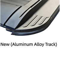 Cubierta de lona enrollable eléctrica manual de aleación de aluminio para Nissan NP200 Navara Vigo, Isuzu D-Max, Ford Raptor F150, Amarok, RAM, impermeable