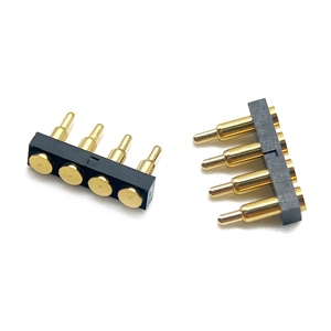 POGO <span class=keywords><strong>pin</strong></span> kết nối 254 mm 2.54mm Pitch 3 4 5 <span class=keywords><strong>6</strong></span> 7 8 vị trí SMT loại Brass PCB mùa xuân POGO <span class=keywords><strong>pin</strong></span> kết nối - Product Image 2