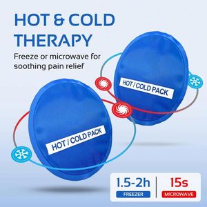 Muestra Gratuita de Compresas de Gel Reutilizables Redondas para Frío y Calor para Lesiones |   Compresa fría, bolsa de hielo, bolsa de gel frío, compresas frías para - Product Image 3