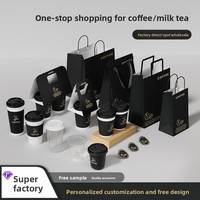 Couvercle de tasse à café jetable épaissi pour gobelets creux, emballage spécial pour tasses à emporter, pour salons de thé et boissons chaudes, vente en gros