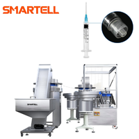 Lini Produksi Jarum Suntik Sekali Pakai Luer Lock Kelas Medis SMARTELL, Dikontrol PLC, Garansi 1 Tahun