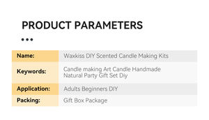 Kit de machine à cire en silicone pliable polyvalent pour la fabrication créative de bougies avec de la cire de soja et des mèches en coton - Product Image 5