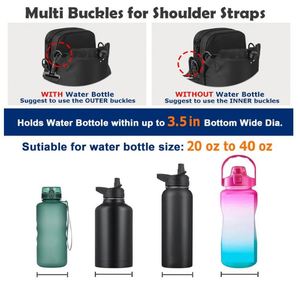 Free Sample Support Custom Magnetic <b>Water</b> <b>Bottle</b> <b>Holder</b> With Strap Insulated <b>Bottle</b> Sling 2.5L Gym <b>Water</b> <b>Bottle</b> Crossbody Bag - Product Image 4