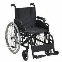 Fauteuil roulant manuel directement de l'usine, couleurs personnalisées OEM, avec certification CE UKCA RoHS, cadre en aluminium pour les distributeurs de produits de santé
