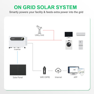 Sunpal năng lượng mặt trời hệ thống bảng điều khiển 50kw 100kw 200Kw 250Kw growatt trên lưới năng lượng mặt trời hệ thống cho các dự án công nghiệp - Product Image 3