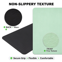 Échantillon gratuit de tapis de yoga TPE écologiques personnalisés, tapis de yoga épais pour la salle de sport avec logo, tapis de yoga antidérapants personnalisés avec logo pour les voyages
