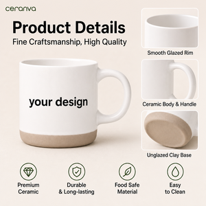 Tazza in Ceramica Porcellana Personalizzata Stile Classico Grigio e Bianco con Logo Inciso, Lavabile in Lavastoviglie e Utilizzabile nel Microonde, Regalo per Anniversario e Compleanno - Product Image 2
