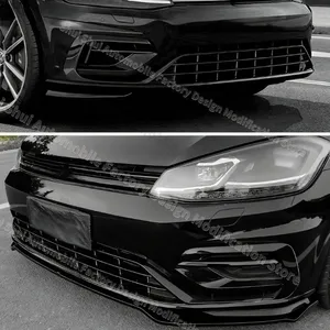 Spoiler de pare-chocs avant StarNav pour Golf 7/7.5/7.5R/GTI/7 R-line – Kit de protection inférieure et jupes de protection anti-collision - Product Image 5