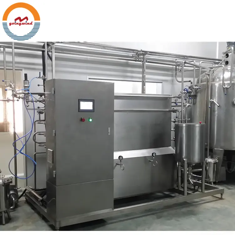 Automatic 500l milk pasteurizer 500 liter pasteurization machine 500l/h litres small scale pasteurizing equipment price for sale