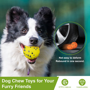 Hundezubehör Großhandel Leichter ETPU Hundeball Spielzeug für Aggressive Kauer Hüpfender Hundeball in Verschiedenen Größen Unzerstörbar für Spielzeug - Product Image 4