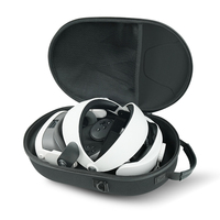 Sac de rangement dur à la mode avec sac de voyage de transport antichoc à l'épaule pour lunettes Meta Quest 3 VR Portable