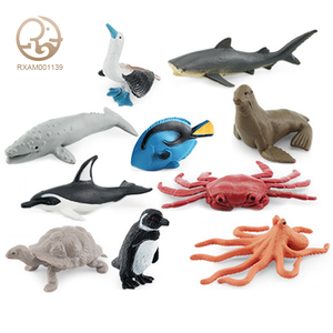 Figuras de Animales Marinos de PVC al por Mayor, Simulación Sólida de Animales Oceánicos, Juguetes de Animales Marinos Realistas, Modelo de Animales de Plástico - Product Image 1