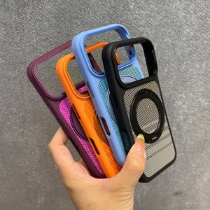 เคสโทรศัพท์แม่เหล็กแบบลายคาร์บอนไฟเบอร์สั่งทำพิเศษสำหรับ iPhone 18 16 17 Pro Max พร้อม 360 °   ฝาครอบป้องกันขาตั้งแบบหมุนได้ - Product Image 2