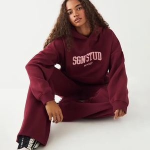 Sudaderas con Capucha de Alta Calidad, de Algodón Francés, con Hombros Caídos, Estampadas, Extra Grandes, Lisas, Unisex, Personalizadas - Product Image 1