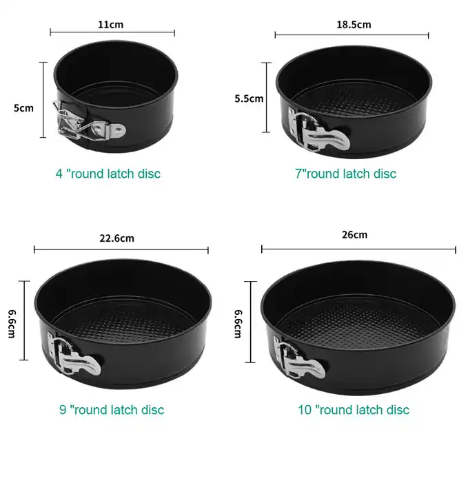 10 inch Springform Pan w/ 3 Sections