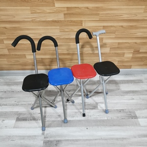 Bastón plegable telescópico <span class=keywords><strong>para</strong></span> personas mayores, bastón plegable con asiento <span class=keywords><strong>para</strong></span> <span class=keywords><strong>caminar</strong></span> - Product Image 6