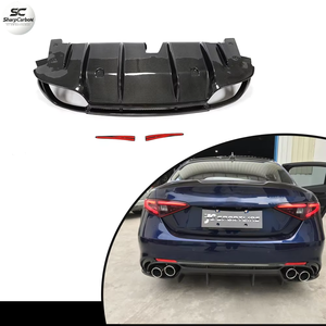 Diffusore Posteriore in Fibra di Carbonio per <span class=keywords><strong>Alfa</strong></span> Romeo Giulia 4 Porte 2017-2020 - Product Image 6