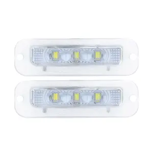 Ailead lampu pelat nomor lisensi LED lampu mobil E4/DOT/SAE untuk Mercedes Benz Kelas G W463 G500 G55 G550 pengganti