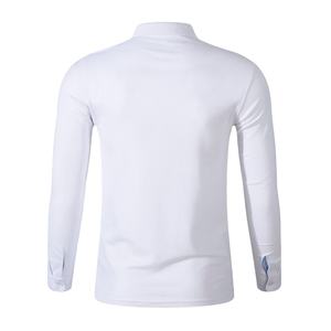 T-<span class=keywords><strong>shirt</strong></span> polo de golf à manches longues personnalisé pour homme, t-<span class=keywords><strong>shirt</strong></span> à manches longues avec épaulettes, chemise à manches longues pour homme - Product Image 2