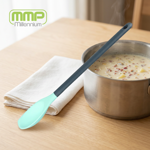 Cuillère angulaire en silicone solide, recommandée par MMP, accessoires de cuisine pour animaux de compagnie, outils spécialisés, gadgets de camping, ustensiles de cuisine pour desserts et salades - Product Image 5