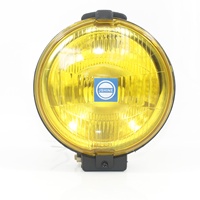 Comet 500 Universel Compatible ECs Remplacement Feux de route Jaune Spot avec Cache Neuf Compatible Hella Fabriqué en Plastique
