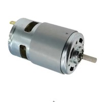 Moteur électrique à balais DC 3-24V RS 775 personnalisé à couple élevé et haute vitesse (2500-22000 tr/min) pour maison intelligente et vélo électrique