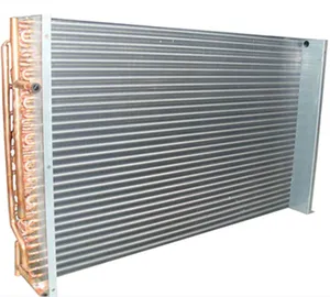 Pendingin Penukar Panas Sirip Aluminium Kumparan Tabung Tembaga Kumparan Freezer Evaporator